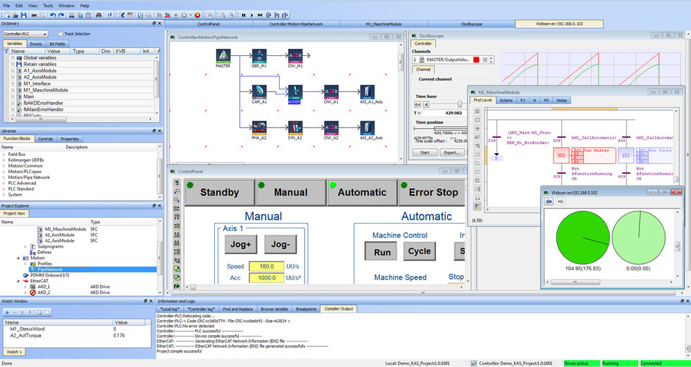 Gelişmiş hareket kontrolü, güvenlik ve performans
Kollmorgen Automation Suite 2.8 sürümü yeni işlevler getiriyor